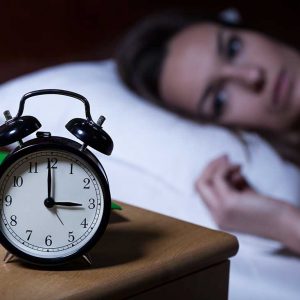 Alarm clock showing 3 a.m.