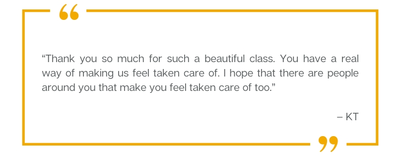 Forward Motion Yoga Testimonial 1